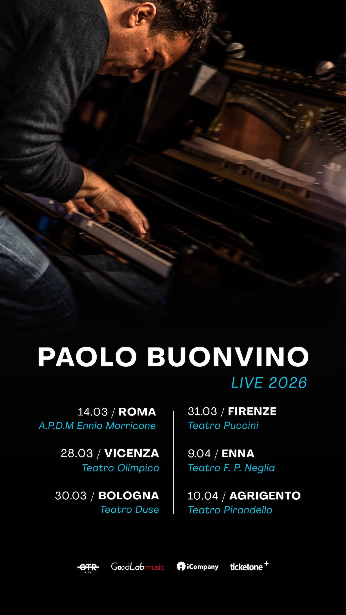 Concerti Paolo Buonvino 2026